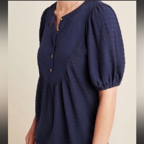 ANTHROPOLOGIE ELINOR TOP - Picture 3 of 8